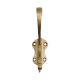 Golden Brass Nostalgic Entryway Coat Wall Hooks